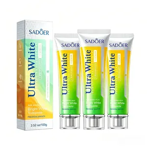 Zesty Lemon Peppermint Toothpaste with Long-Lasting Fresh Breath, Powerful Mint Burst Neutralizes Odor, Cool & Refreshing Taste Eliminates Bad Breath, Great for All-Day Confidence in Social Scenarios
