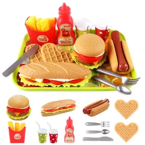 Montessori Burger Stacking Toys Educational Fine Motor Skill Boys Girls Birthday Christmas Easter Gifts National children's day gift birthday gift