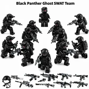 12PCS Compatible Building Blocks Military Set - Commando Mini figures, Special Forces Army Men, Small Bricks Army Toy for Kids