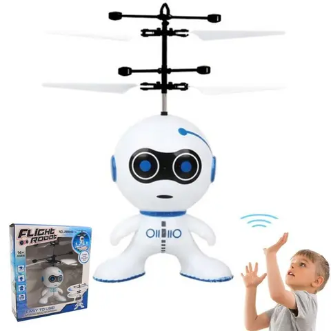 STONESTAR Remote Control Helicopter - Plastic Mini 1-Induction Infrared RC Toy, Unisex Easy-to-Operate Fantasy & Sci-Fi Toy for 3-4 Years Old Kids, High-Capacity Rechargeable Battery, 15-Min Flight, 1 USB Charging Cable