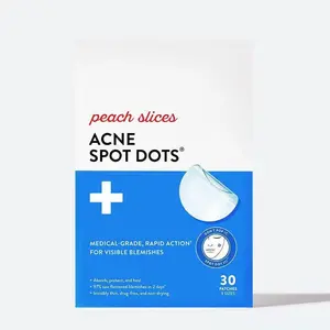 Peach Slices Acne Spot Dots - Medical-Grade Rapid Action for Visible Blemishes, Hydrocolloid Formula Peach Slices Acne Spot Dots - Medical-Grade Rapid Action for Visible Blemishes, Hydrocolloid Formula