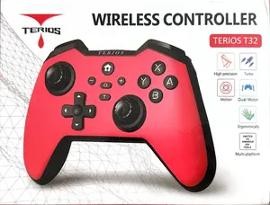 Terios Gaming Controller, Super Long-Lasting with 12 hours playing time, High precision Joystick with No Drifting and Delay, Support Multiple Platforms, Gamepad, Console, Wireless Controller