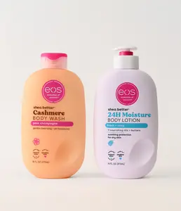 Linen & Bubbles Fragrance Layering Bundle: Pink Champagne Body Wash + Fresh & Cozy Body Lotion