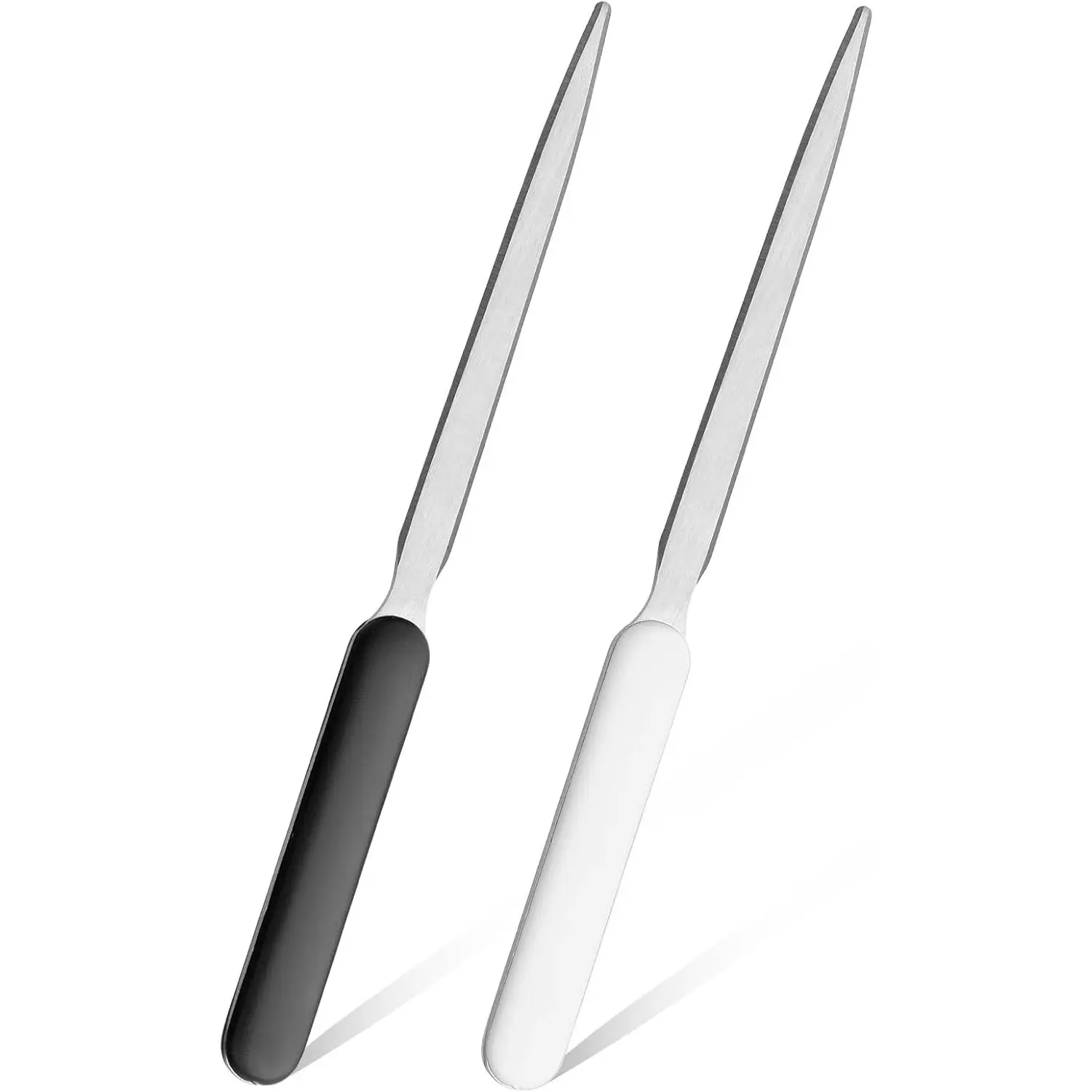 2 count Letter Opener, Stainless Steel Envelope Openers Lightweight Open Letter Mail Slitters for Office  School Supplies