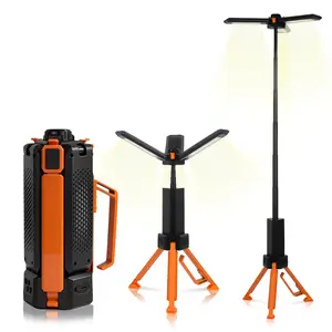 CuLiDing Rechargeable Telescopic Camping Light, 15000mAh Collapsible Lantern with 270° Rotation & Dimming, Portable Flashlight, Waterproof Tent Light for Outdoor Camping, Hiking, Barbecue, Fishing & Emergency Use