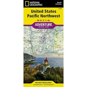 United States, Pacific Northwest Map -- National Geographic Maps - Adventure, Sheet Map, Folded