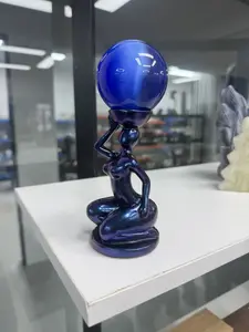 Connie(8597)gc.Cat eye sphere with stand