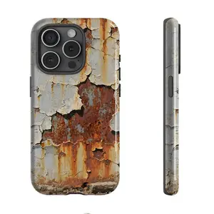 Old and rusty creative mobile phone case Film 2-in-1 Protective Cover for iPhone