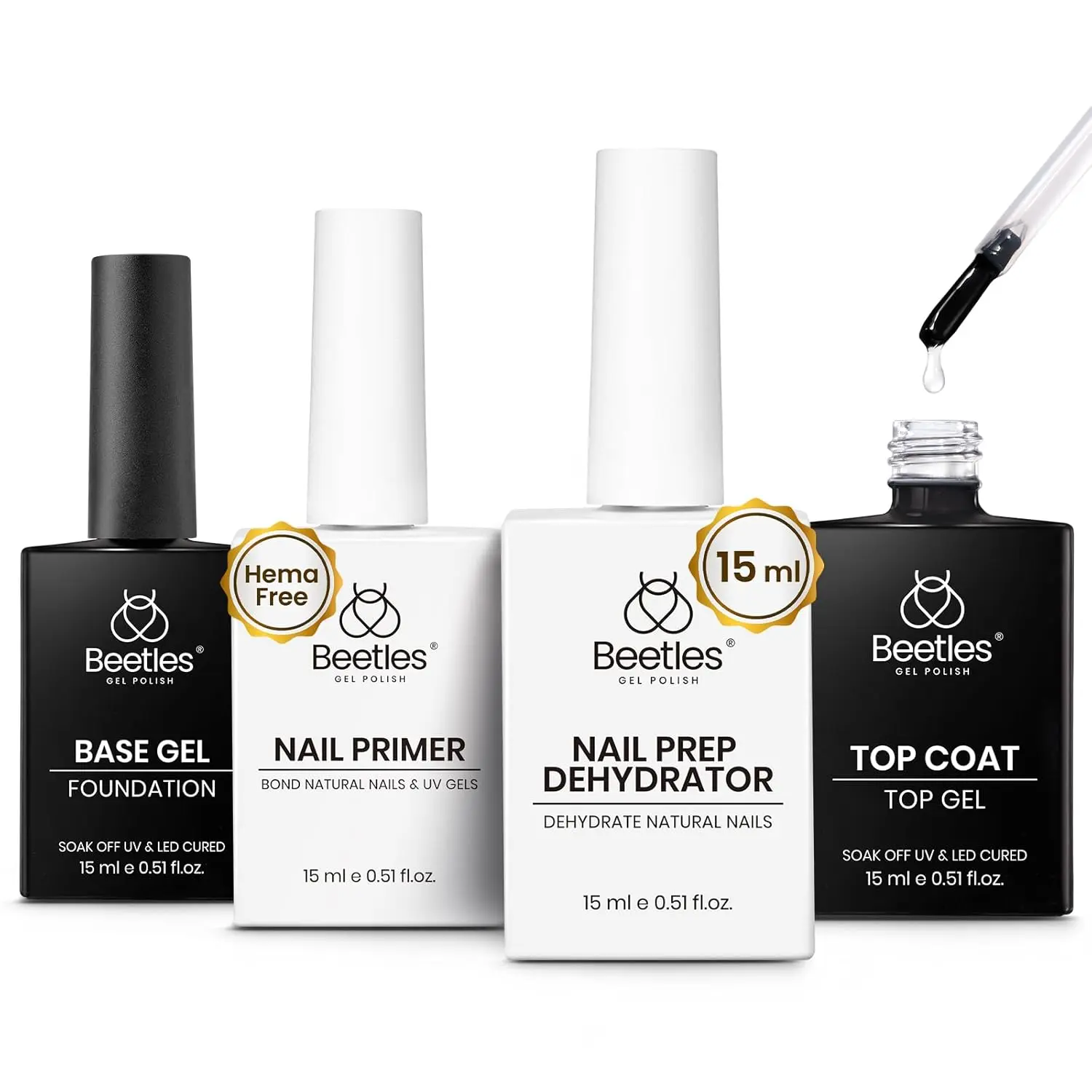 Clear Gel Top Coat and Base Coat Set