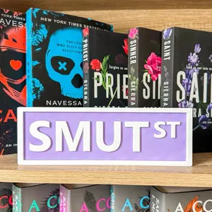 Library Street Sign, Bookshelf Library Sign, Book Nook decor, 3D Bookshelf Accessories, Book Lovers Gifts, Library Decor, Reading  (TBR RD - 2" x 6") Signage Room