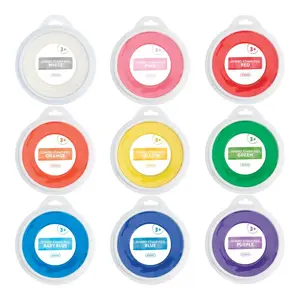 Kaplan Early Learning Company Washable Jumbo Stamp Pad - Set of 9