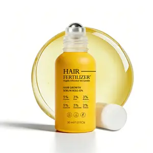 Hair Fertilizer Micro-Roller Serum with Vitamins and Rosemary, 30ml Daily Roll-On Haircare for Thicker, Fuller Hair in 4 Weeks