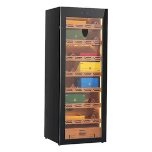 fathersdaygift VEVOR Electric Humidor, 288L, 1700 Counts Electric Cigar Humidor Cabinet with Compressor Cooling, Constant Humidity Temperature Control, Spanish Cedar Wood Shelves Drawers, 7 Layers, for Household