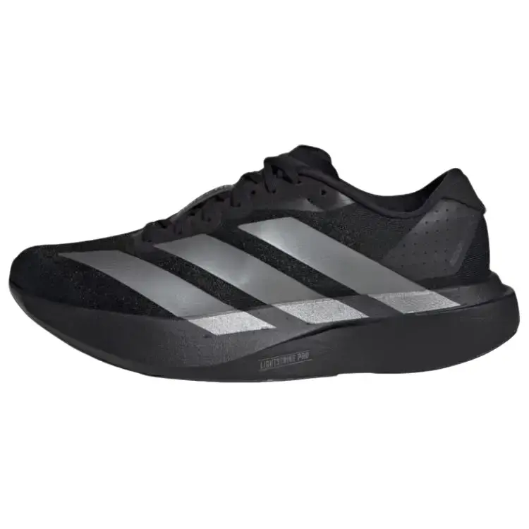 Adidas Adizero Evo SL Women's Running Shoes in Black Iron Metallic - Lightweight Mesh Upper for a Secure Fit and High Energy Return, Athletic Wear, Training Runs
