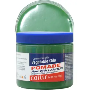Hair Pomade with Vegetable Oils for Smooth, Defined Styles, Hold & Shine, for Textured & Curly Hair Styling, Shiny Curls