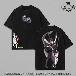 Limited Ellen Joe Vintage Washed T-Shirt, Zenless Zone Zero Character Graphic Tee, Oversized Heavy Cotton Streetwear, Urban Anime Game Aesthetic Shirt, Indie Action RPG Merch, Pop Culture Outfit, Gift for ZZZ Fans