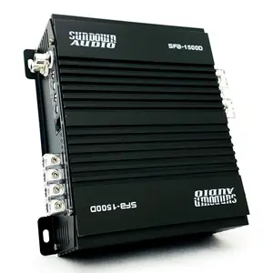Sundown Audio SFB-1500D (SFB Series) Monoblock Car Amplifier - 1500 Watts RMS, Car Audio Accessories