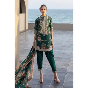 Printed Embroidered Lawn'25 - VELINA-01-UNS - Z-1327