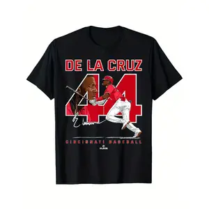Number & Portrait Elly De La Cruz Cincinnati T-Shirt Soft and breathable for all seasons and a good fit Comfortable leisure sports Halloween Christmas gift