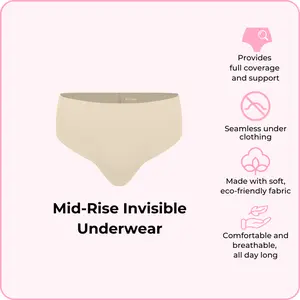 Mid-Rise Invisible Underwear