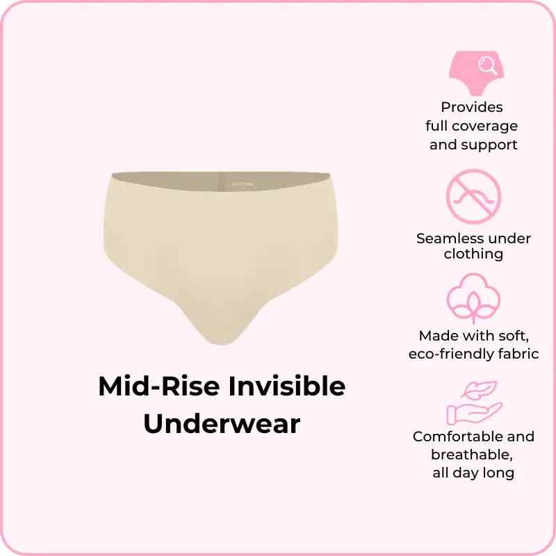 Mid-Rise Invisible Underwear
