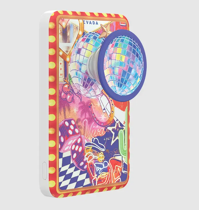 PopSockets Jackpot MagSafe PowerPack - Stylish Mobile Accessory, Cellphone Holder, Mobile Mount, None, Stylish Cellphone Accessory