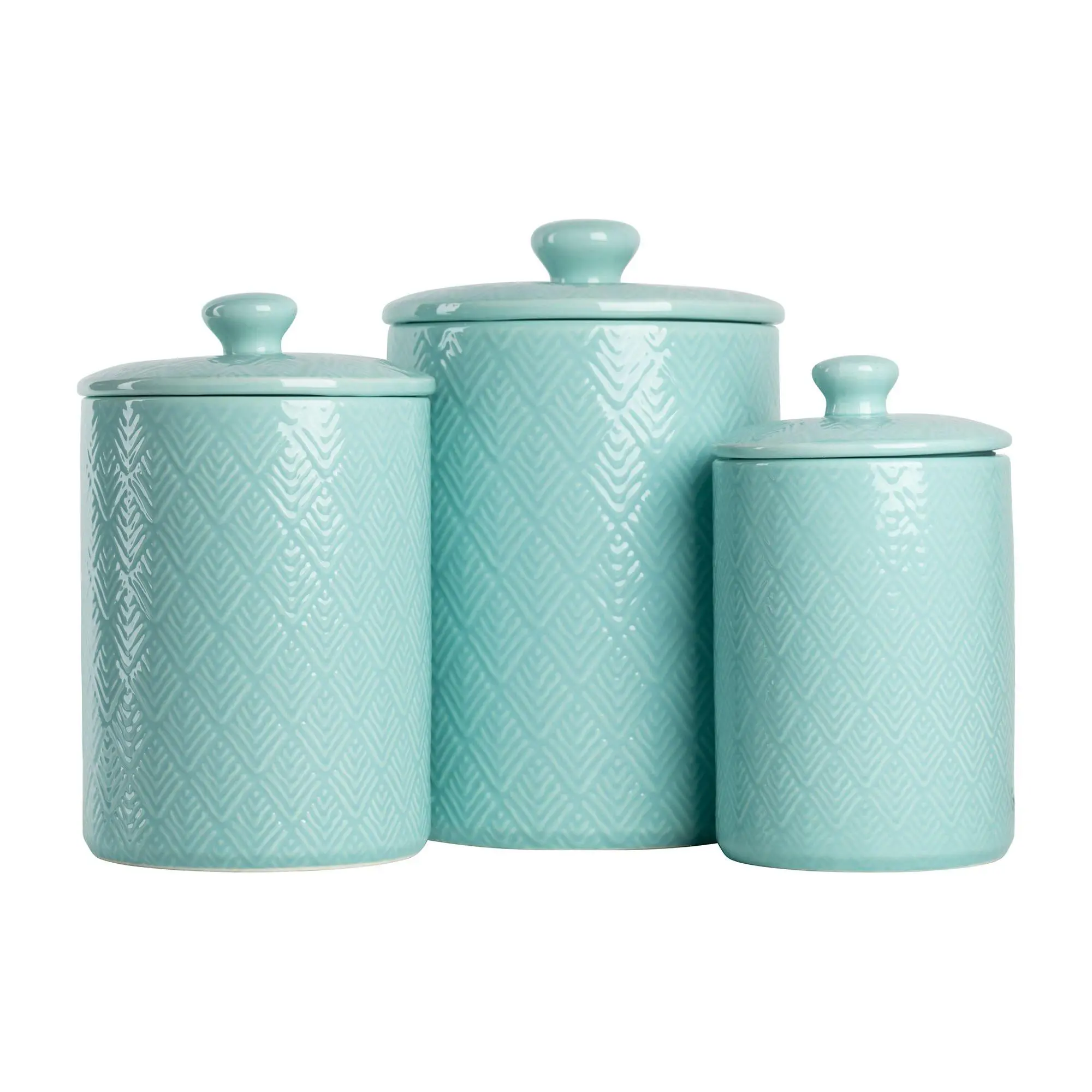 10 Strawberry Street 3-Piece Ceramic Marquis Canister Set