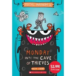 USED-Monday - Into the Cave of Thieves (Total Mayhem #1) by Lazar, Ralph (Paperback)