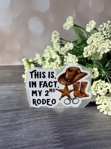 Second Rodeo - Police Sticker