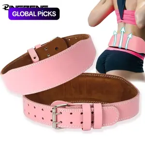 Adjustable Leather Waist Belt, 1 Count Waist Trainer Belt for Women, Comfortable Support Strength Training Belt for Weightlifting and Squat, Fitness Belt, Supporting Belts #GLOBAL PICKS