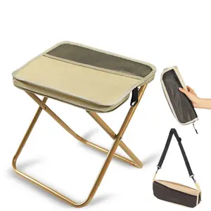 Portable Outdoor Folding Chair, Lightweight Handheld Picnic Bench, Camping Beach Travel Chair, Crossbody Fishing Stool, Collapsible Folding Chair