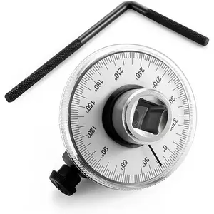 1/2 Inch Torque Wrench Angle Gauge Tool, 360° Adjustable 1/2" Drive Torque meter Wrench Set, Professional Measure Tool fathersdaygift