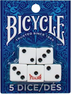 Bicycle 5 count dice party game Bicycle 5 count dice party game