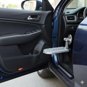 Heavy-Duty SUV Side Steps: High-Strength Aluminum Alloy Running Boards for Jeep & Trucks. Universal Fit, Easy Installation, Anti-Slip Design. Rust-Resistant Off-Road Adventure Accessory with Enhanced Load Capacity.