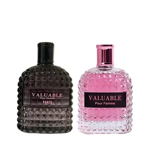 Secret Plus 2pcs Valuable Paris Couple Set Perfume, Long Lasting Sweet Scent For Women/Men Fragrance For All Skin Daily Used 2x100ML