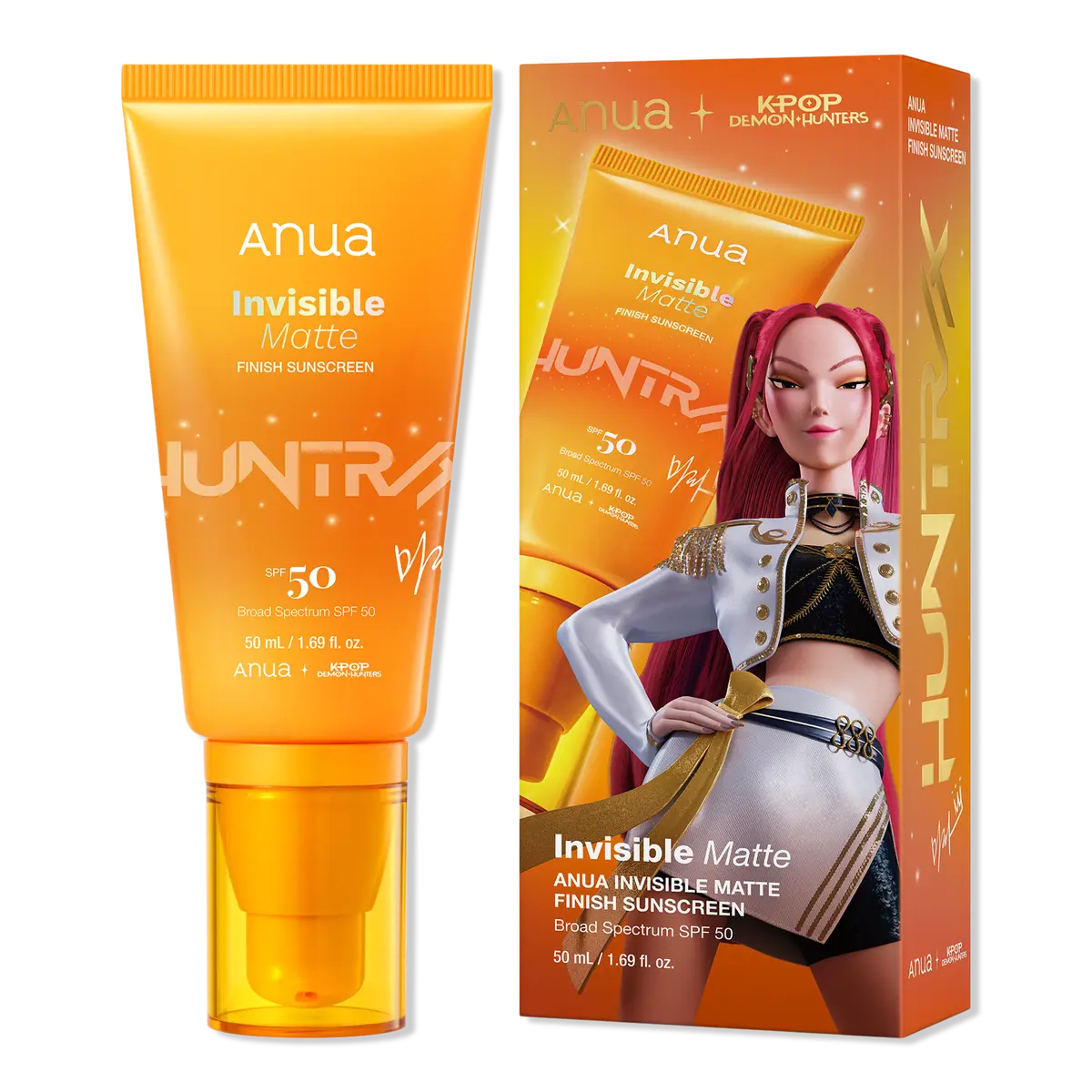 ANUA Kpop Demon Hunters Invisible Matte Finish Sunscreen