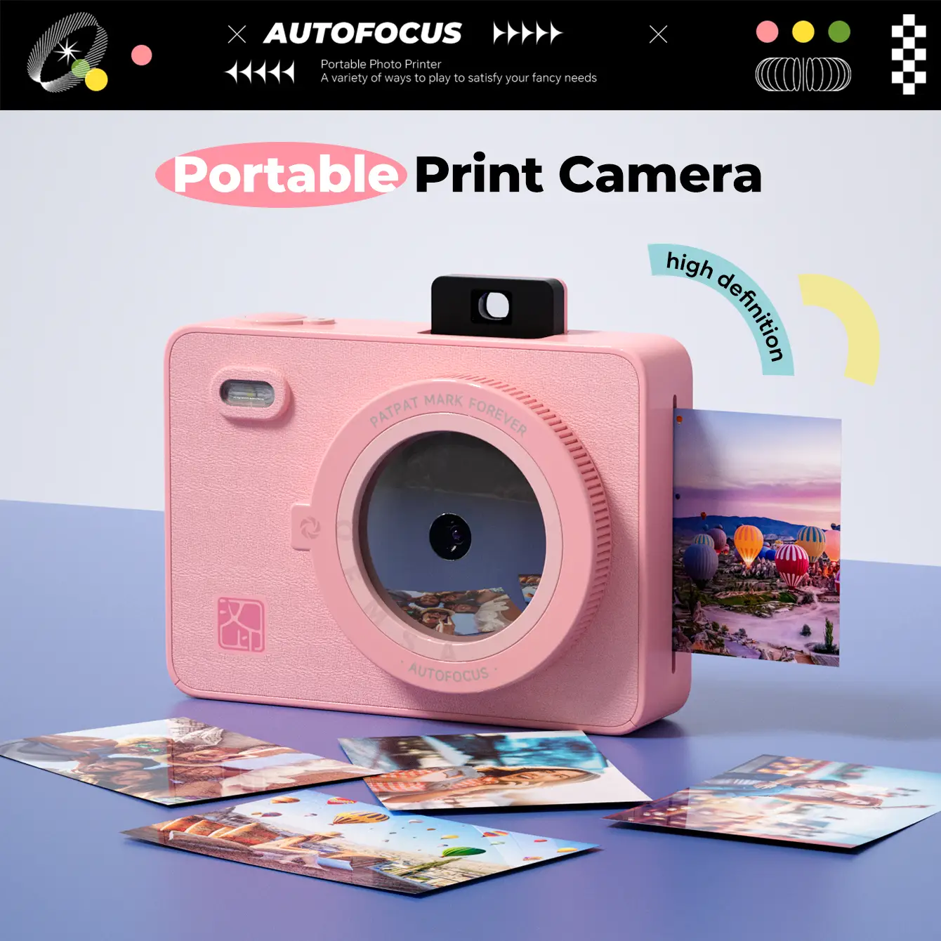 Z5 Instant Camera – All-in-One Mini Portable Color Printer for Phones, Ideal for Home Use & Travel