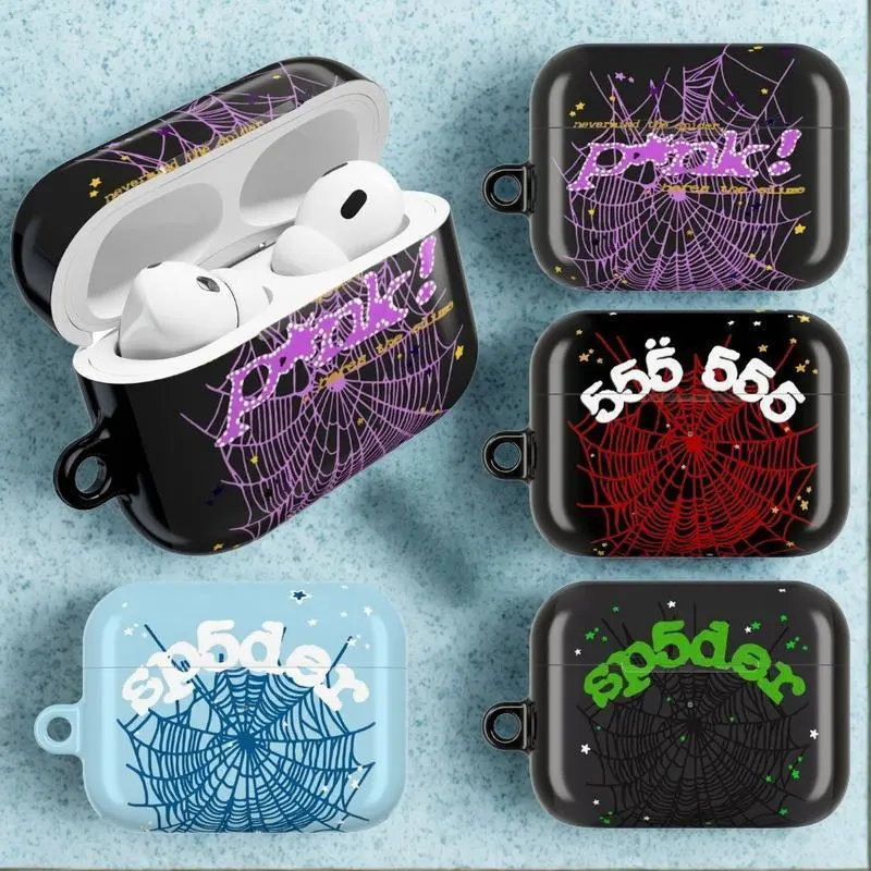 Spider AirPods Case, Trendy Airpods Case for all Airpods Gen 1 2 3 4 & Pro 1, 2, 3 Aesthetic Air Pods Case Cover Protective