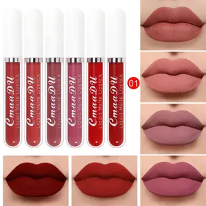 Long-Lasting Matte Liquid Lipstick Set (6 pcs), Moisturizing Hydrating Non-Stick Cup Lip Gloss for All-Occasion Lip Makeup