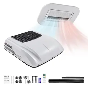 【fathersdaygift】VEVOR Truck Air Conditioner,12V 10000 BTU RV Rooftop AC Unit350 m³/h AirflowCooling & Heating 2 in 1 Function Cab Air ConditionerQuiet A/C Unit for Semi Truck Trailer Motorhome Tractor Caravan