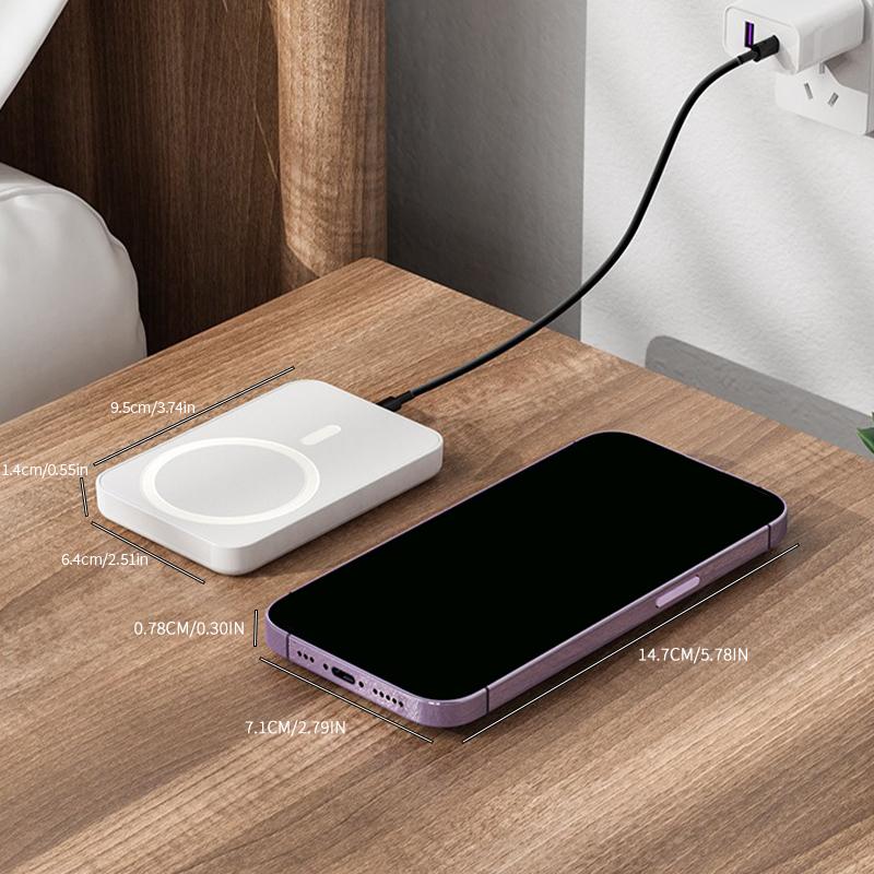 Compact magnetic power bank size