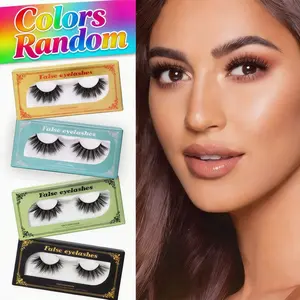 Real Mink Lashes | Natural Long Thick Fluffy False Eyelashes, Premium Individual Packaging