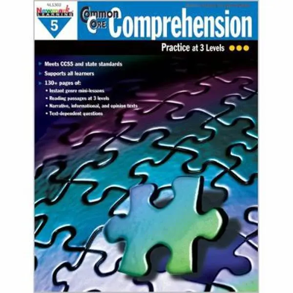 USED Book - Common Core Comprehension Grade 5 by Multiple Authors (Paperback) - english