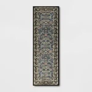 2'4"x7' Floral Runner Rug - Threshold