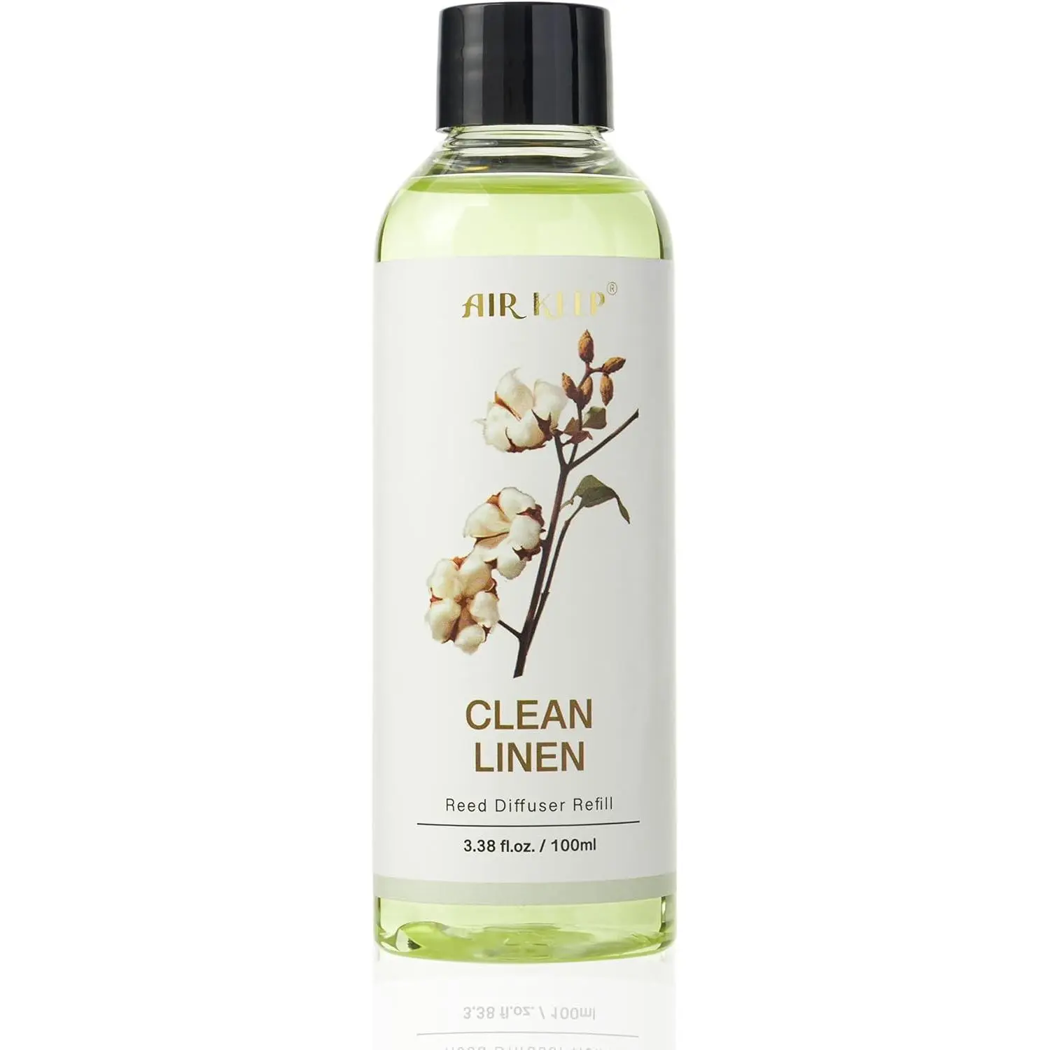 Reed Diffuser Oil Refill Bottle - Fresh Linen & Cashmere Vanilla Scent, 3.38oz(100ml) 1 Pack Home Perfume, Aromatherapy Odor Control Safe Aromatics for Home & Bathroom Decor