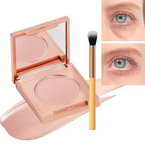 Colorful Clay CC Eye Correction Lotion, Circle Concealer, Flawless Moisturizing Under-Eye Concealer with Brush, Perfect for Dark Circles
