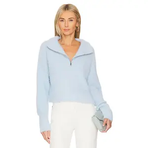 Camila Coelho Jaelyn Pullover in Baby Blue
