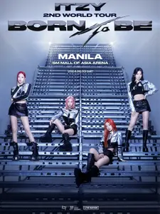 ITZY 2nd World Tour Born To Be Concert Kpop Poster