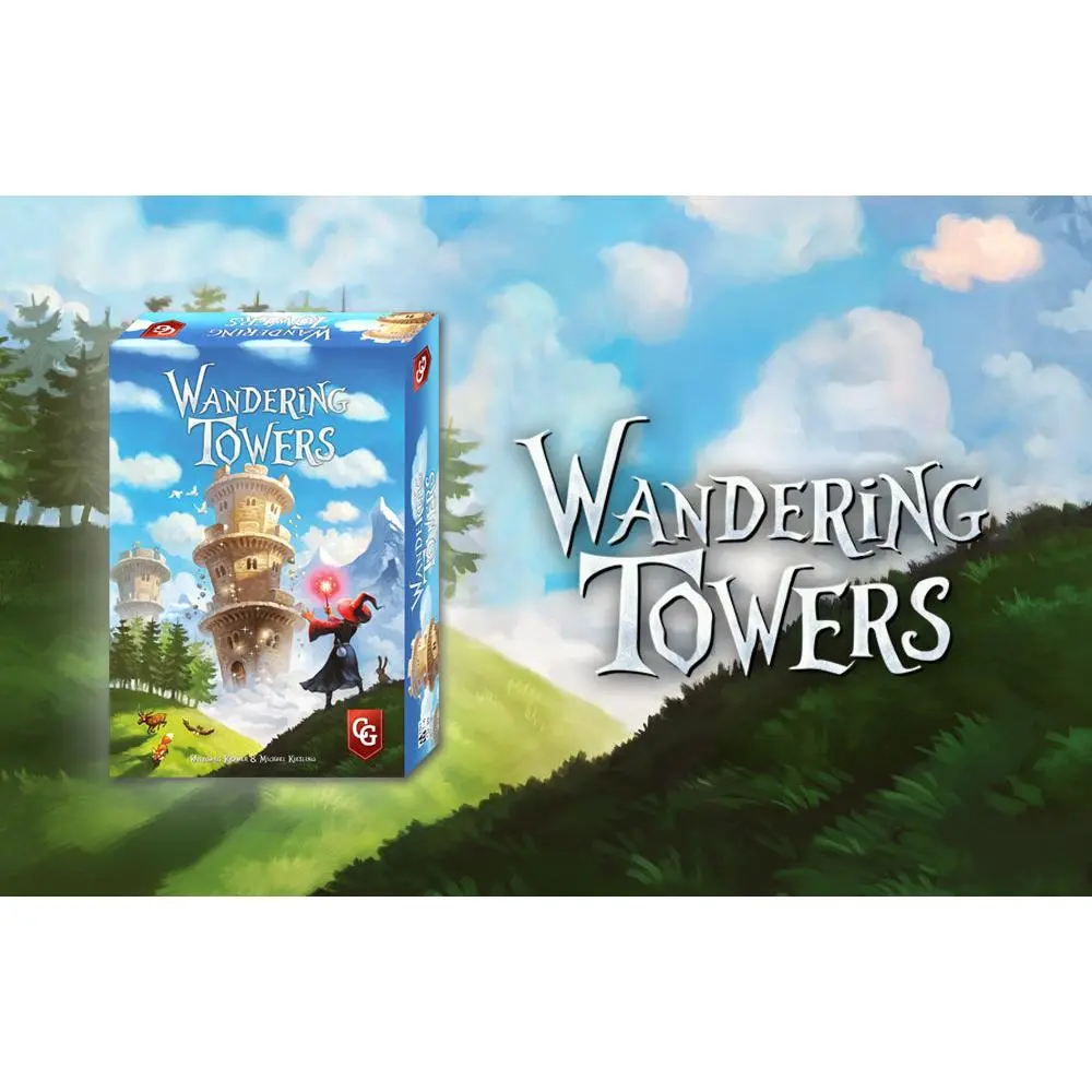Capstone Games Wandering Towers Strategy Board Game for 1-6 Players, Magical Tower Movement and Tactical Planning, Competitive and Replayable Fantasy Gameplay | 30 Min Playtime