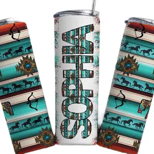 Custom Aztec Tumbler 20 oz